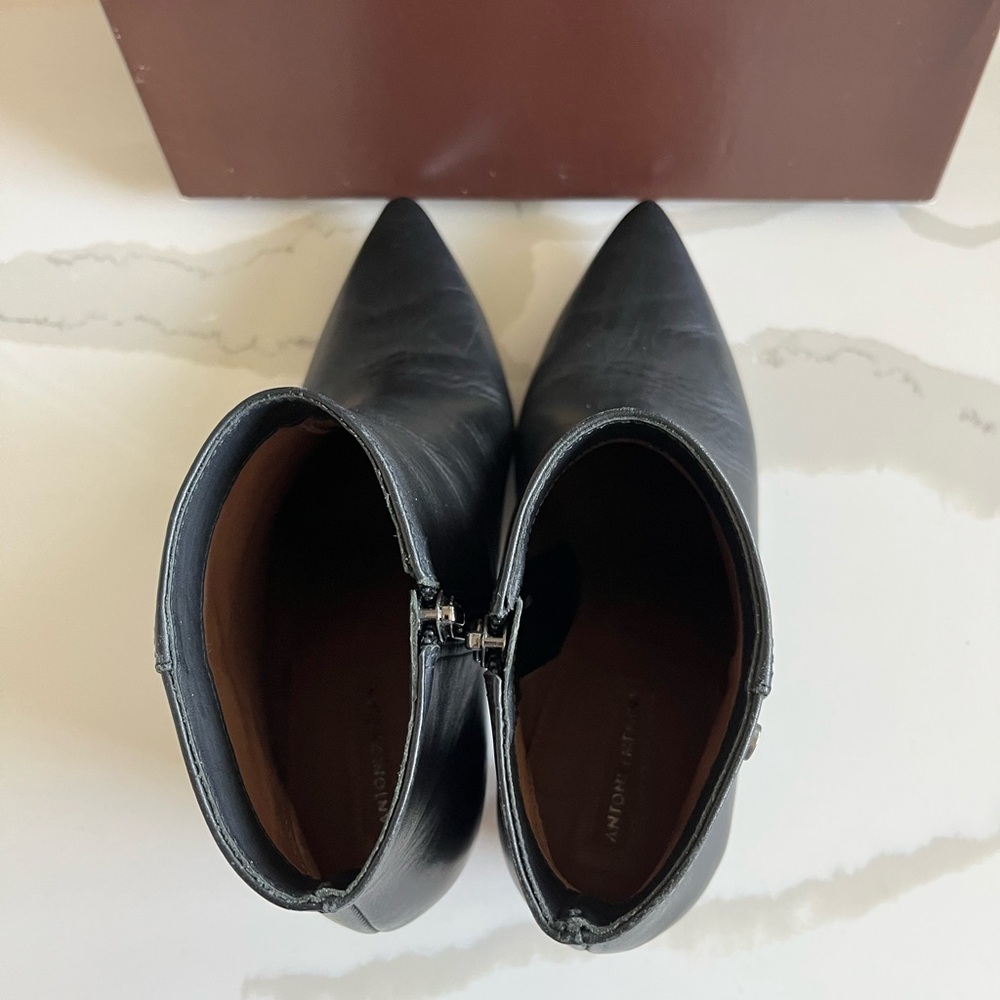ANTONIO MELANI Black Ankle Booties - Picture 3 of 5